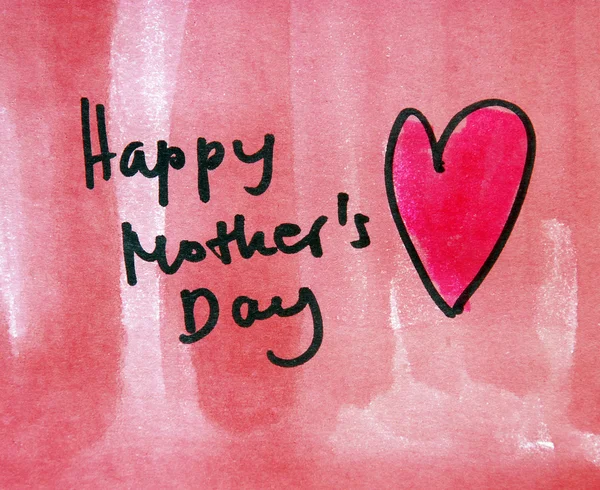 Happy Mothers kartu Hari — Stok Foto