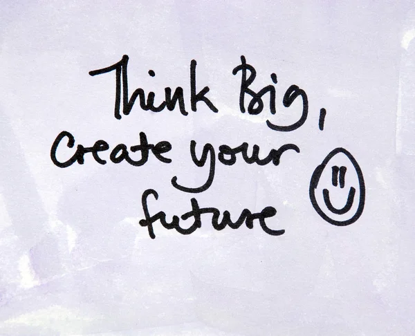 Crea tu mensaje futuro — Foto de Stock