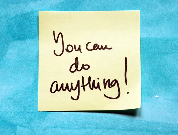 Puedes hacer cualquier cosa. —  Fotos de Stock