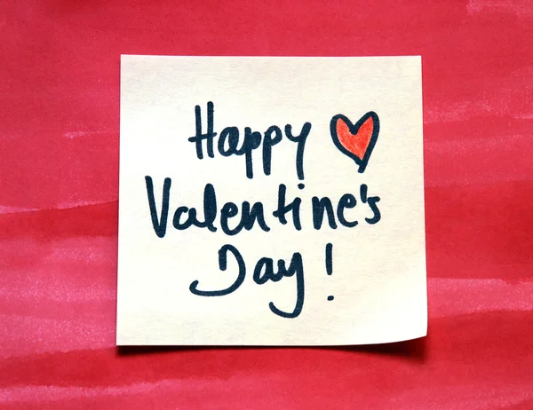 Feliz día de San Valentín inscripción —  Fotos de Stock