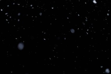 ps 'deki harmanlama modları için siyah zemine gerçek kar yağıyor. Ver 02 - bulanık birkaç kar tanesi.