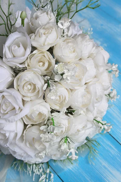 白色新娘花束 — 图库照片