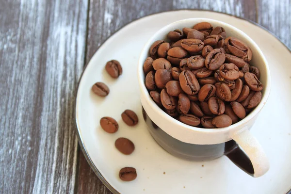 Chicchi di caffè torrefatto — Foto Stock