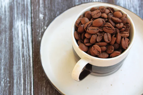 Chicchi di caffè torrefatto — Foto Stock