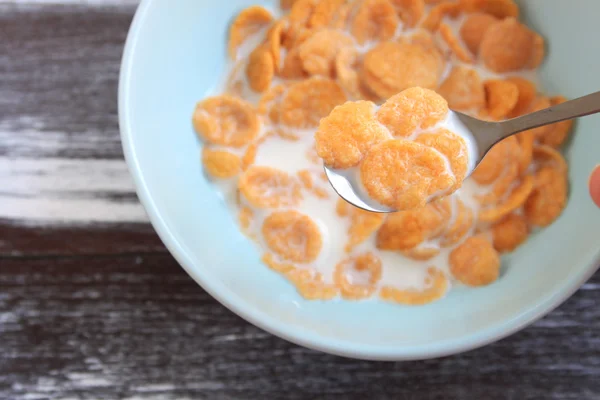 Corn Flakes Bowl — Stock Photo, Image