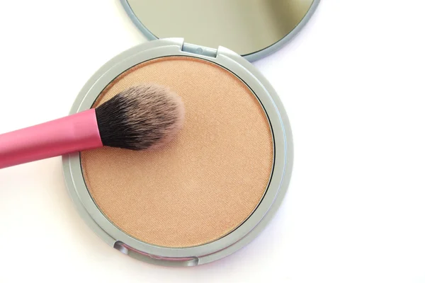 Highlighter Powder for makeup Stock Image