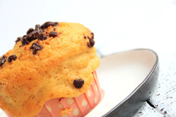 Muffin de chocolate Chip —  Fotos de Stock