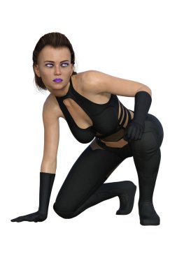 kadın savaşçı kadın 3D karakter oluşturucu