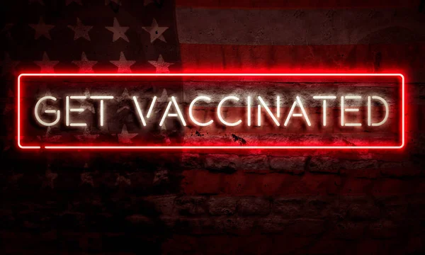 Medizinische Graphic Vaccine Message Covid Pandemie — Stockfoto