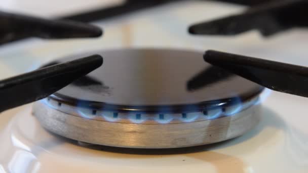 Fogões a gás fogão — Vídeo de Stock