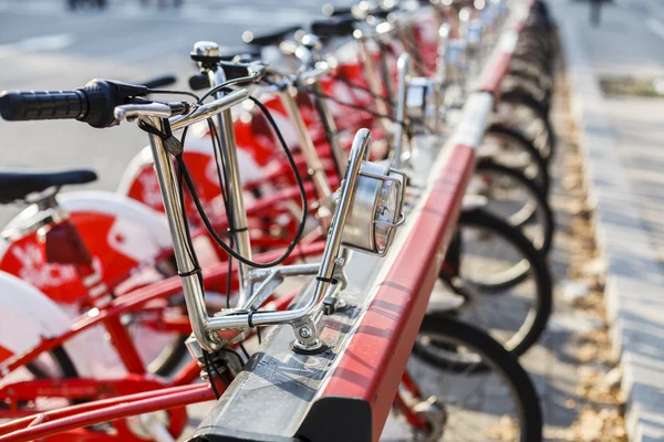 Transporte saludable en la ciudad — Foto de Stock