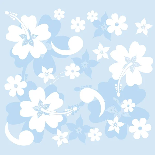 Magnifique Motif Floral Vectoriel Sans Couture Fond Printanier Été Avec — Image vectorielle
