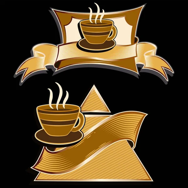 Ensemble Logo Vintage Rétro Badge Design Élément Design Vectoriel Avec — Image vectorielle