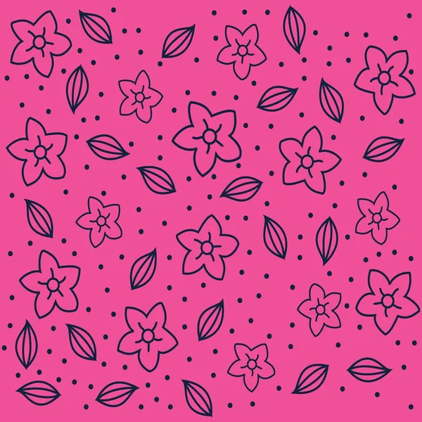 Illustration Motif Petite Conception Fleurs Pour Mode Autres Produits — Image vectorielle