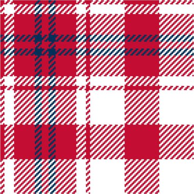 Gömlek baskısı, kumaş, tekstil, jakquard modası için klasik ekose tartan vektör deseni