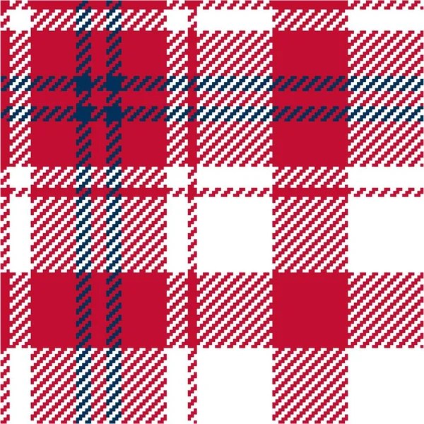 Classic Plaid Tartan Vector Pattern Stampa Camicie Tessuti Tessuti Moda — Vettoriale Stock