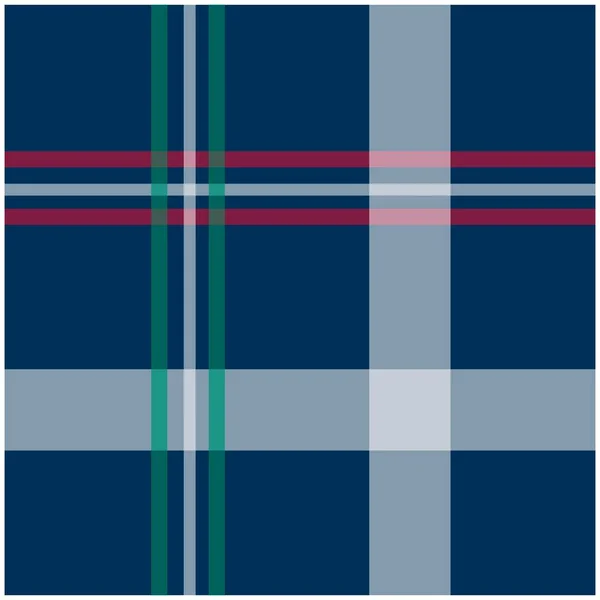 Classic Plaid Tartan Vector Pattern Stampa Camicie Tessuti Tessuti Moda — Vettoriale Stock