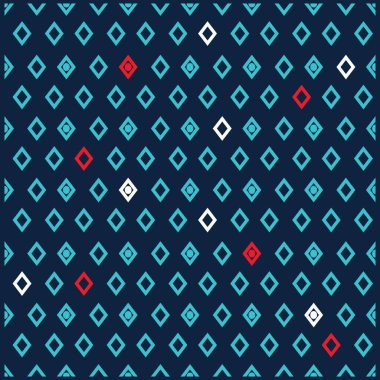 Moda veya diğer ürünler için renk ve arkaplan içeren çizim vektörü geometrik deseni