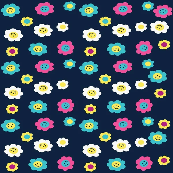 Illustration Motif Petite Conception Fleurs Pour Mode Autres Produits — Image vectorielle