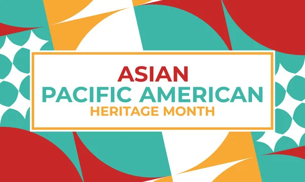 May is Asian Pacific American Heritage Month (APAHM), celebrating the achievements and contributions of Asian Americans and Pacific Islanders in the United States. Poster, banner concept.