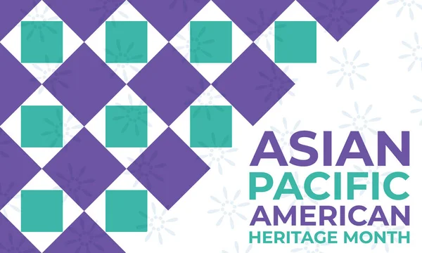 May is Asian Pacific American Heritage Month (APAHM), celebrating the achievements and contributions of Asian Americans and Pacific Islanders in the United States. Poster, banner concept.