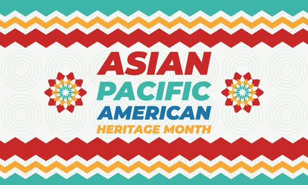 May is Asian Pacific American Heritage Month (APAHM), celebrating the achievements and contributions of Asian Americans and Pacific Islanders in the United States. Poster, banner concept.