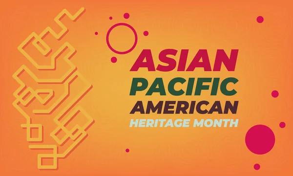 May is Asian Pacific American Heritage Month (APAHM), celebrating the achievements and contributions of Asian Americans and Pacific Islanders in the United States. Poster, banner concept.