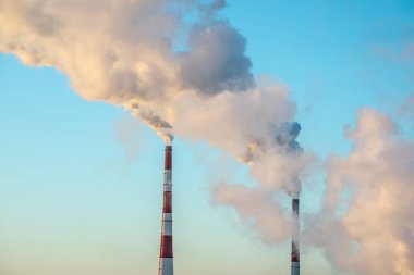 Çevre kirliliği ve fabrikaların bacasından atmosfere karbondioksit salınımı nedeniyle küresel ısınma sorunu