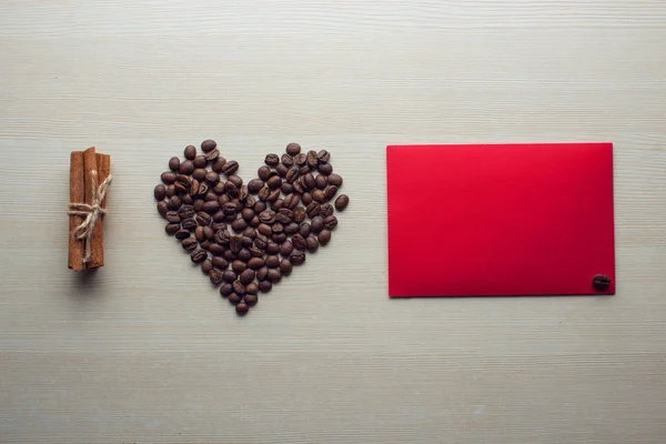Kawa i Walentynki — Zdjęcie stockowe