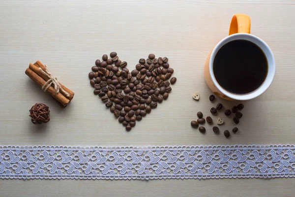 Café e Dia dos Namorados — Fotografia de Stock