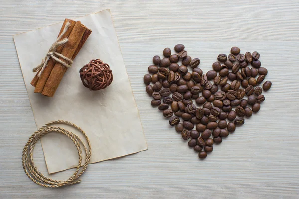 Kawa i Walentynki — Zdjęcie stockowe