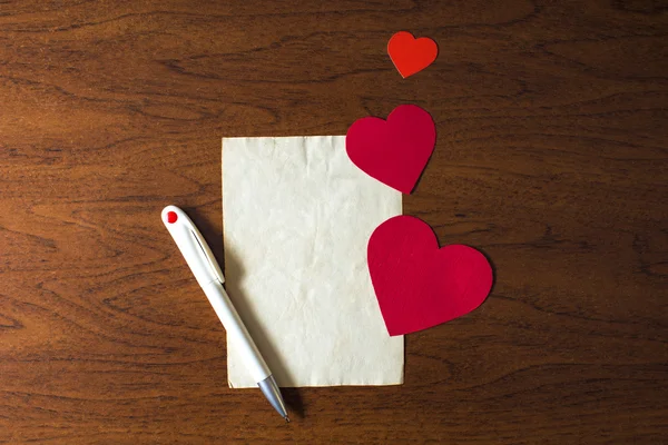 List na Walentynki — Zdjęcie stockowe