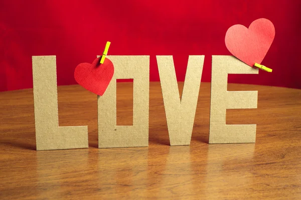 Kelime aşk kağıt doku