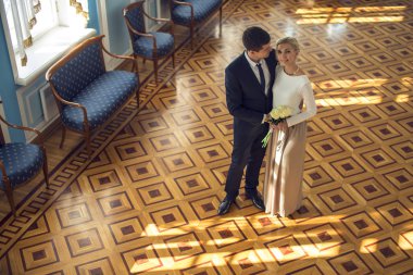 Güzel klasik iç aşık Çift