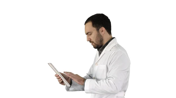 Healthcare, medical and technology Doctor talking to a patient u — Stock Photo, Image