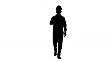 Yürüyen ve açıklayan bir mühendis, Alfa Kanalı.