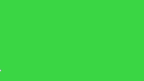 Piękna azjatycka dziewczyna w sukience przechodząc na zielonym ekranie, Chroma Key. — Wideo stockowe
