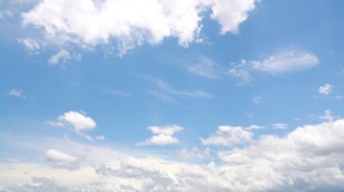 bir bulut ile açık gökyüzü