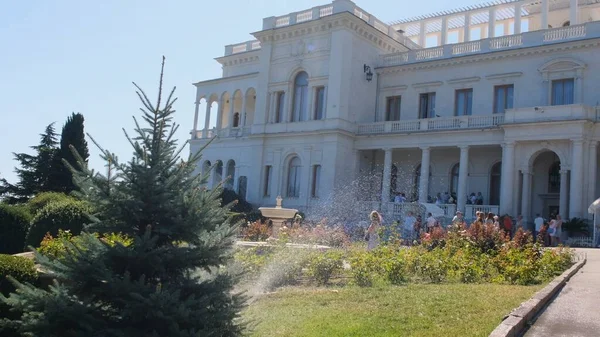 Palacio Livadia Retiro Verano Del Último Zar Ruso Nicolás Crimea —  Fotos de Stock