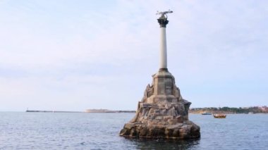 Sivastopol, Kırım yarımadasındaki Batık Gemiler Anıtı.