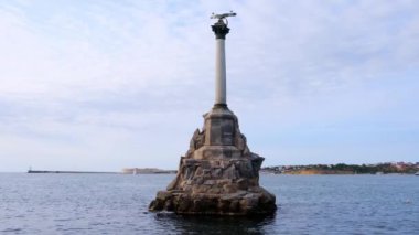 Sivastopol, Kırım yarımadasındaki Batık Gemiler Anıtı.