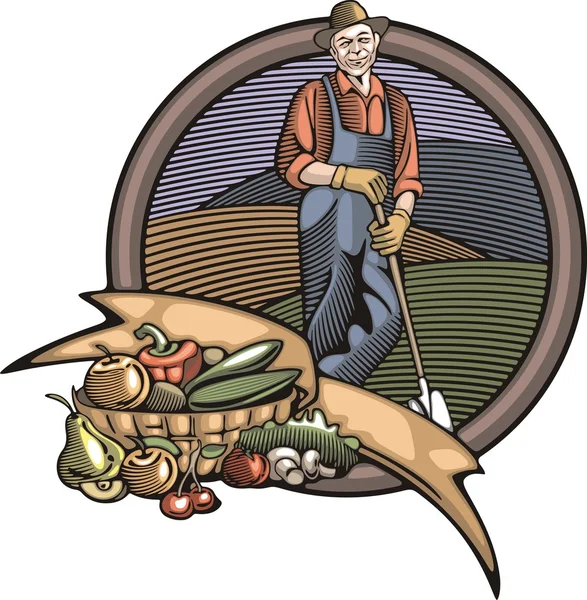Сельская жизнь и фермерство Лицензионные Стоковые Иллюстрации