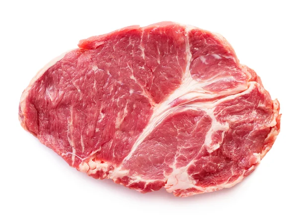 Carne aislada sobre blanco — Foto de Stock