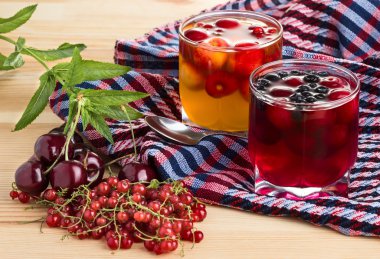 jalea de fruta con bayas