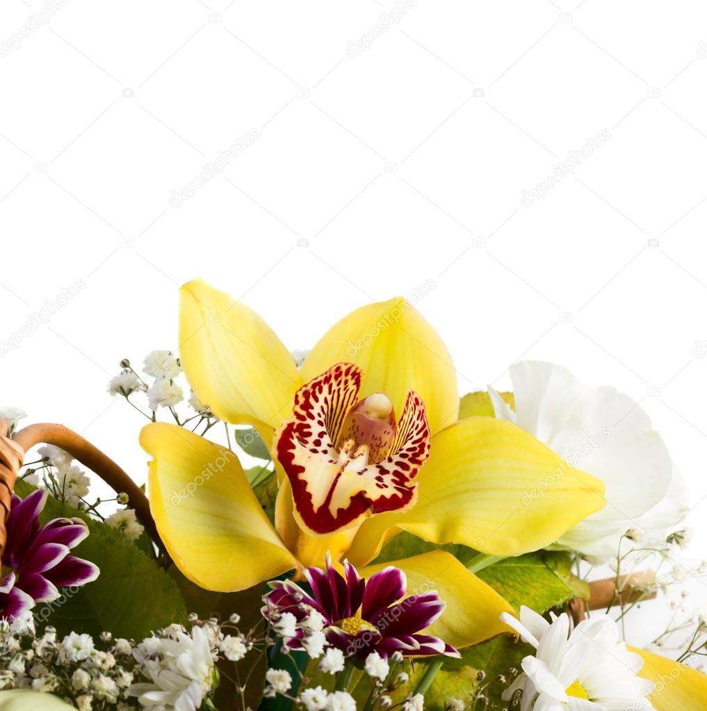 Bouquet with orchids