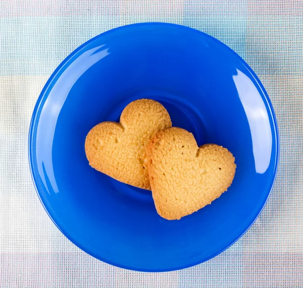 Herzilein-cookies甜蜜的心饼干 — 图库照片