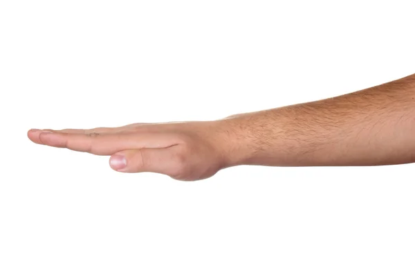 Man hand teken — Stockfoto