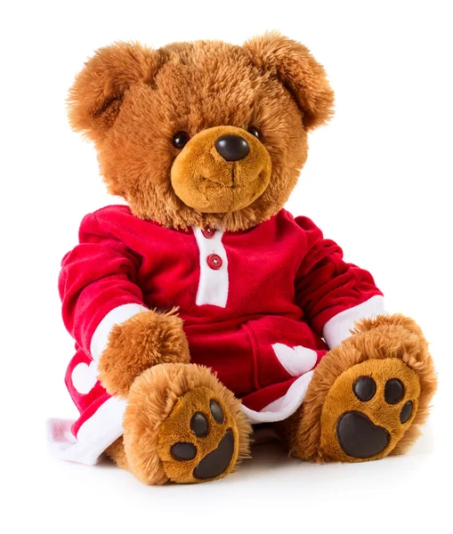 Kerstmis teddy bear — Stockfoto