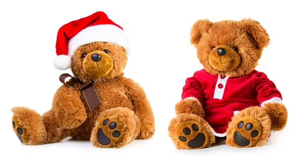 Kerst teddyberen — Stockfoto