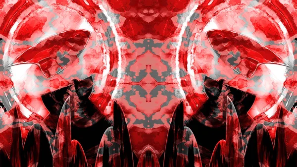 Digital Photoshop Abstract Art Dimuzart — Stock fotografie